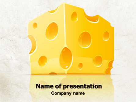 Piece of Cheese Presentation Template, Master Slide