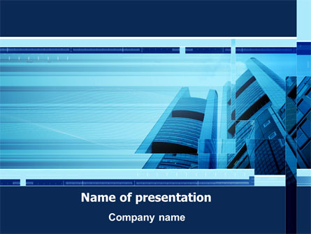 Business Building Theme Presentation Template, Master Slide