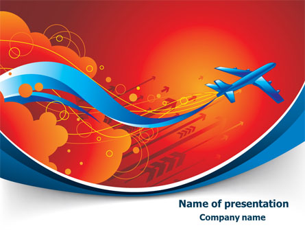 Airfare Presentation Template, Master Slide