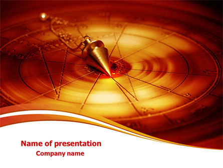 Foucault Pendulum Presentation Template, Master Slide