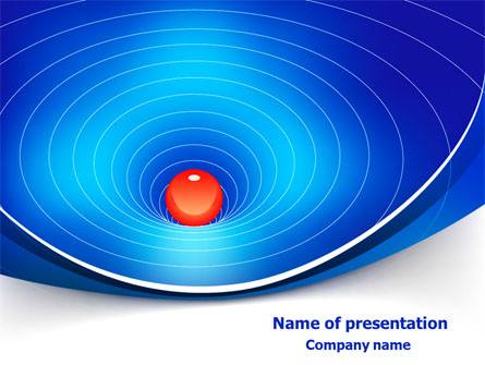 Space-Time Distortion Presentation Template, Master Slide