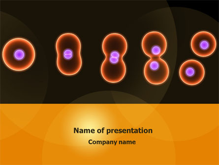 Cell Amitosis Presentation Template, Master Slide