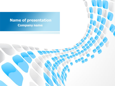 Blue Dots Presentation Template, Master Slide