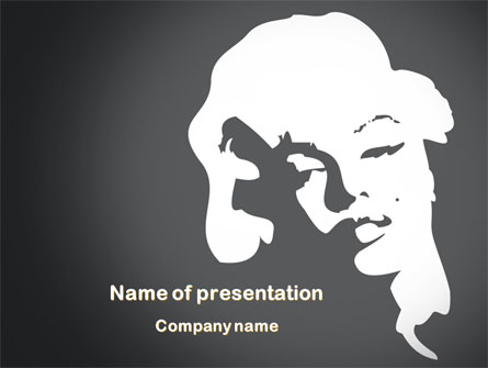 Marilyn Monroe Presentation Template, Master Slide