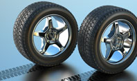 Tires On Wheels Presentation Template