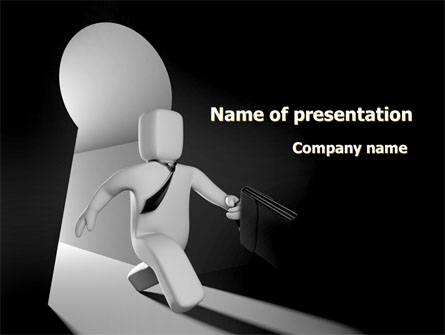 Financial Way Out Presentation Template, Master Slide