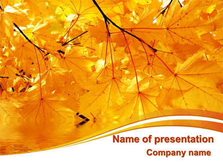 Yellow Tree Presentation Template, Master Slide