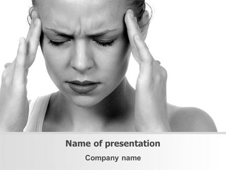 Migraine Presentation Template, Master Slide