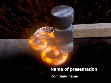 Forging Presentation Template, Master Slide