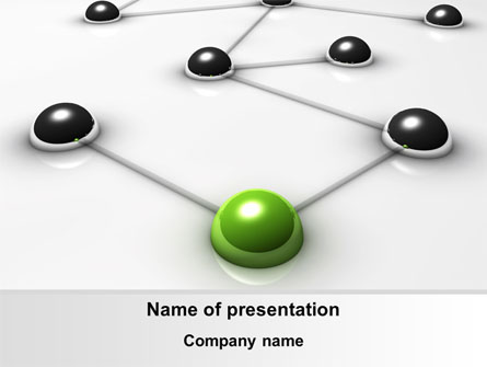 Network Link Presentation Template, Master Slide