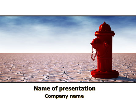 Water Pump Presentation Template, Master Slide