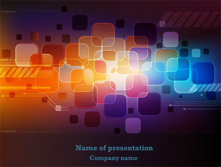 Color Collage Presentation Template, Master Slide