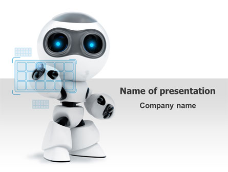 Robot Model Presentation Template, Master Slide