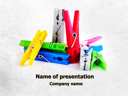 Clothespin Presentation Template, Master Slide