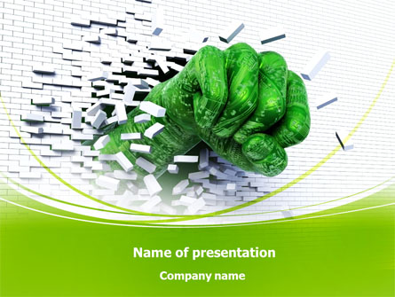 Technological Breakthrough Presentation Template, Master Slide