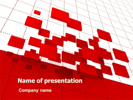 Surface Fragments Presentation Template, Master Slide