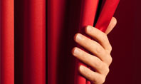 Red Curtain Presentation Template