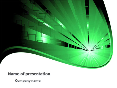 Green Light Free Presentation Template, Master Slide