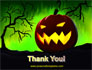 Jack-o-lantern On Scary Green Background slide 20