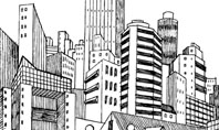 City Architecture Sketch Presentation Template