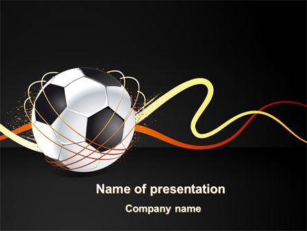 Football Championships Presentation Template, Master Slide