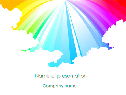 Rainbow Presentation Template, Master Slide