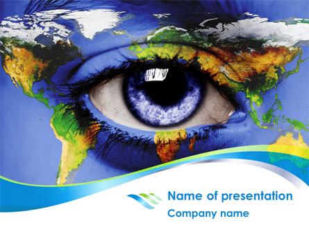 World Eye Presentation Template, Master Slide