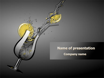 Poco Grande Glass Presentation Template, Master Slide