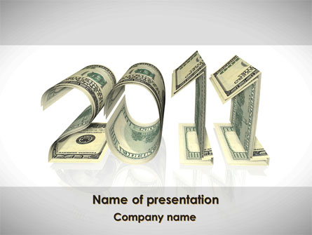 Financial Year 2011 Presentation Template, Master Slide