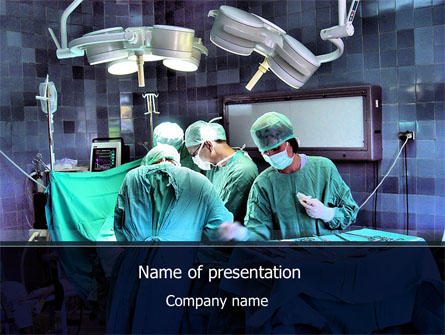 Surgical Procedure Presentation Template, Master Slide