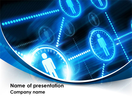 People's Network Presentation Template, Master Slide