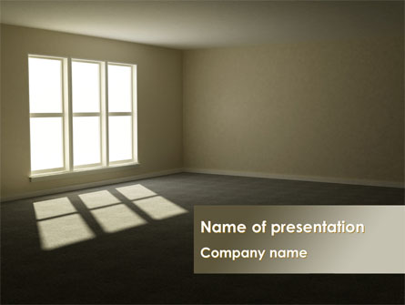 Empty Room Presentation Template, Master Slide