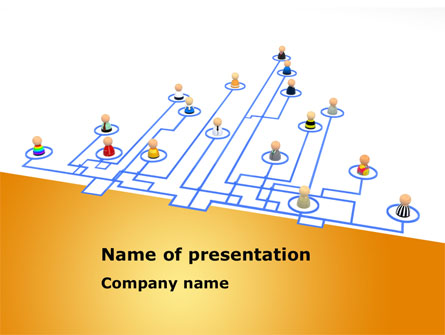 Social Hierarchy Scheme Presentation Template, Master Slide