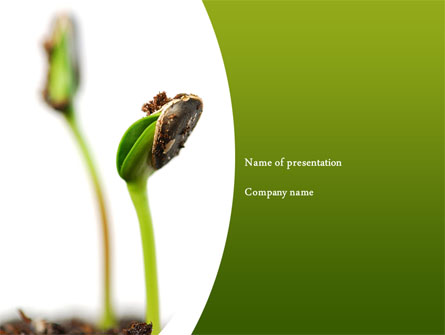 Sprouting Seed Presentation Template, Master Slide