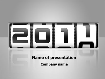 2011 Timer Presentation Template, Master Slide