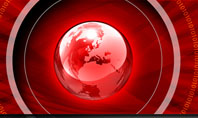 Red Globe Theme Presentation Template