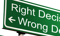 Right Decision Sign Presentation Template