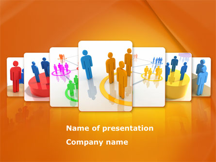 Social Interactions Presentation Template, Master Slide