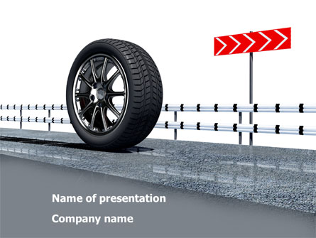 Tire Change Presentation Template, Master Slide