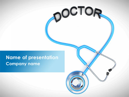 Medical Practice Presentation Template, Master Slide