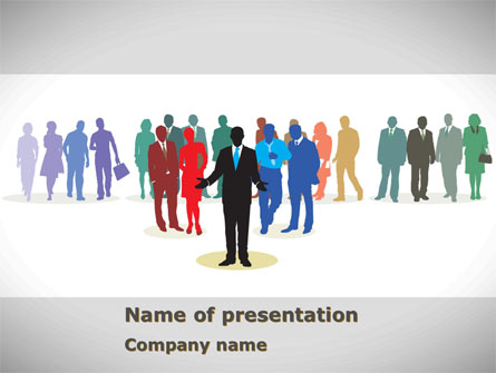 People Diversity Presentation Template, Master Slide