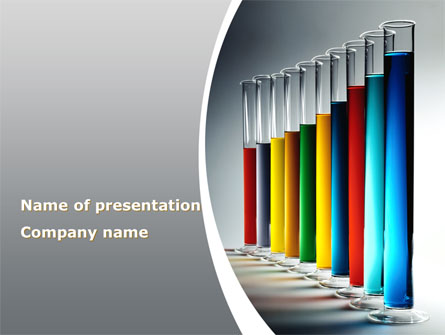 Colorful Tubes Presentation Template, Master Slide