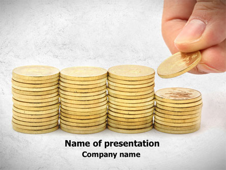 Money Saving Presentation Template, Master Slide