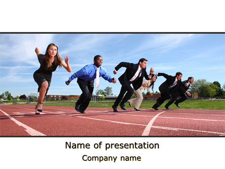 Business Competition Presentation Template, Master Slide