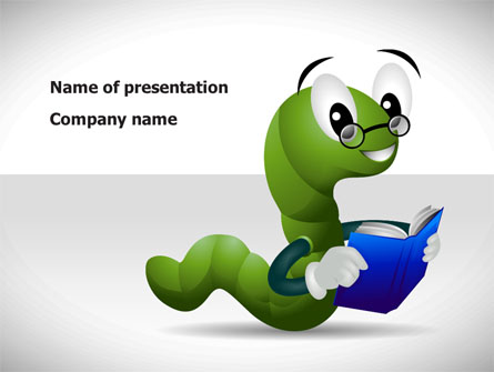 Smart Worm Presentation Template, Master Slide