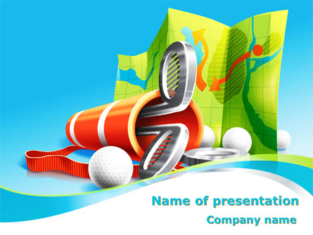 Golf Championships Presentation Template, Master Slide