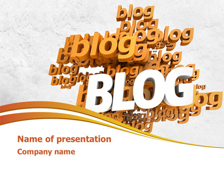 Abstract Blog Presentation Template, Master Slide