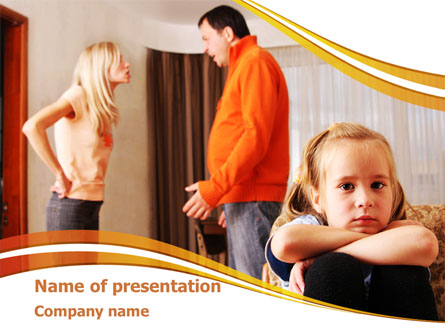 Family Quarrel Presentation Template, Master Slide