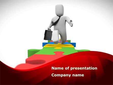 Business Way Presentation Template, Master Slide