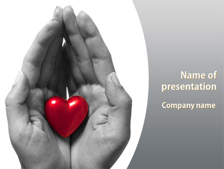 In Your Hands Presentation Template, Master Slide